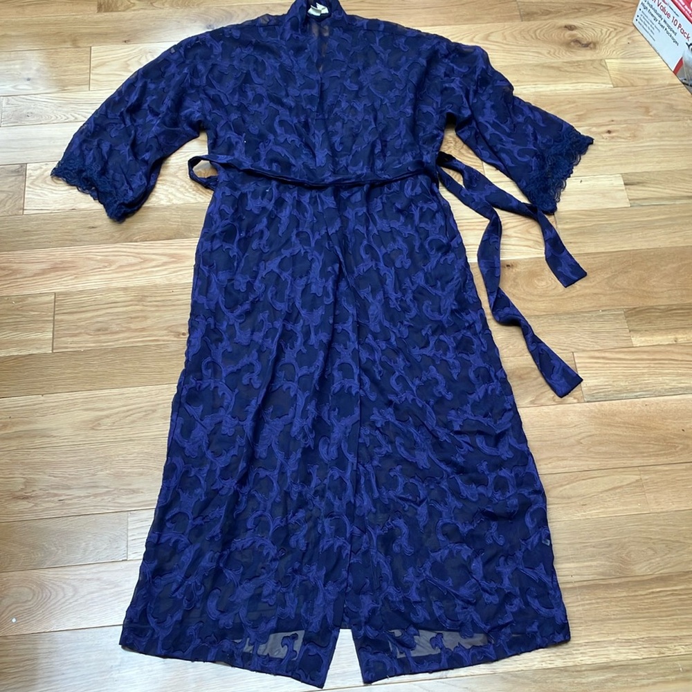 Vintage Victoria's Secret deep purple robe